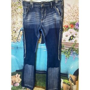 ESNTL LAB Jeans Men's DISTRESSED TORN STREET  JEANS SIZE 36